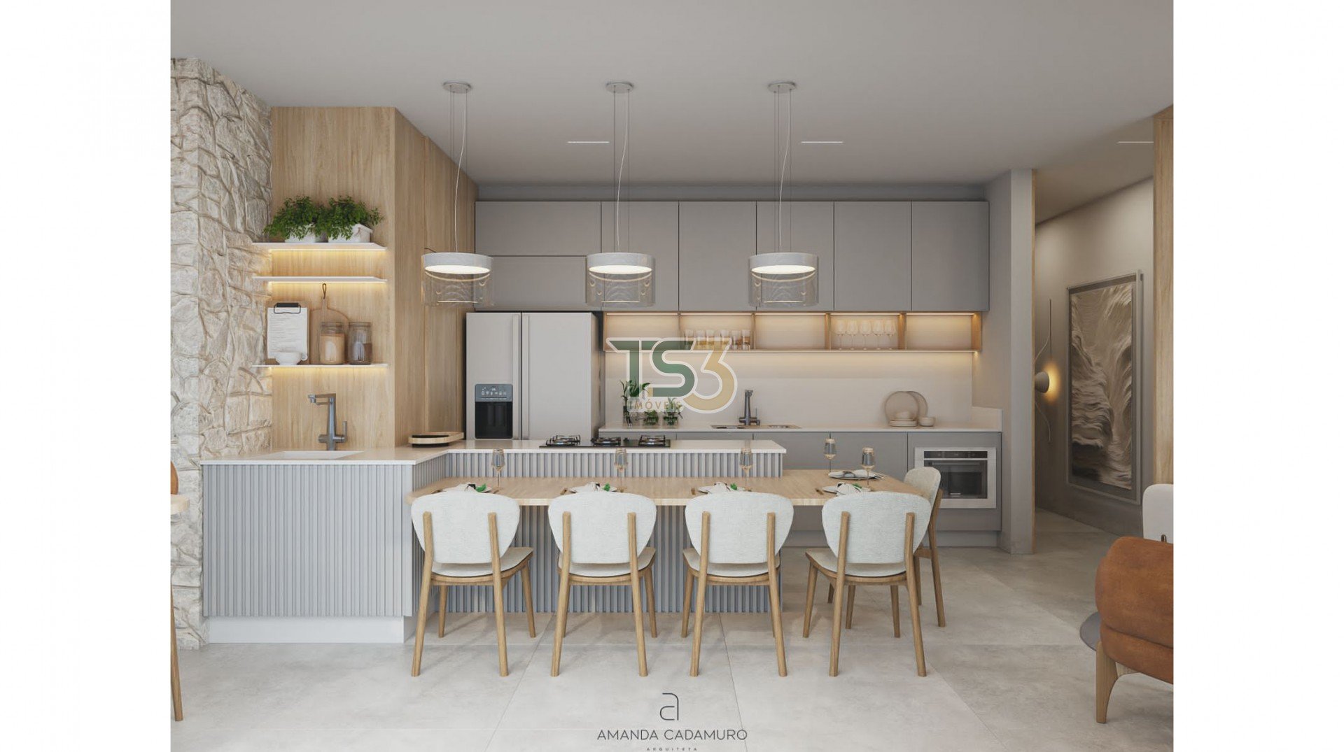 Foto de Apartamento com 03 Suítes, área de lazer completa e apenas a 500 metros do mar